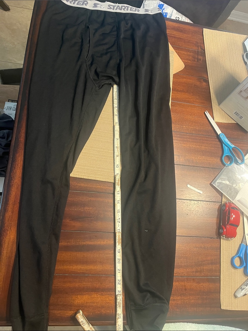.40.  STARTER Black Men's breathable lite long John’s base layer medium